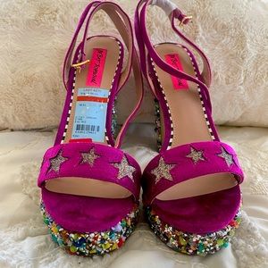 Betsy Johnson Stars and Gems High Heels
